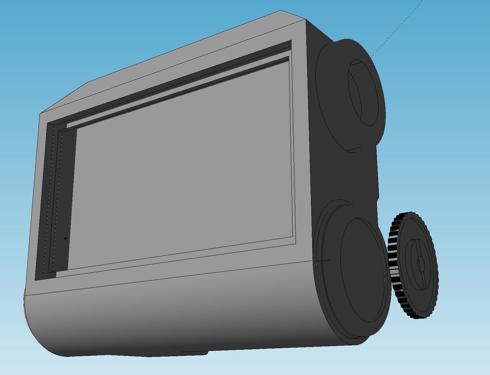 Rogue one Tie fighter pilot chest box 3D print model_2