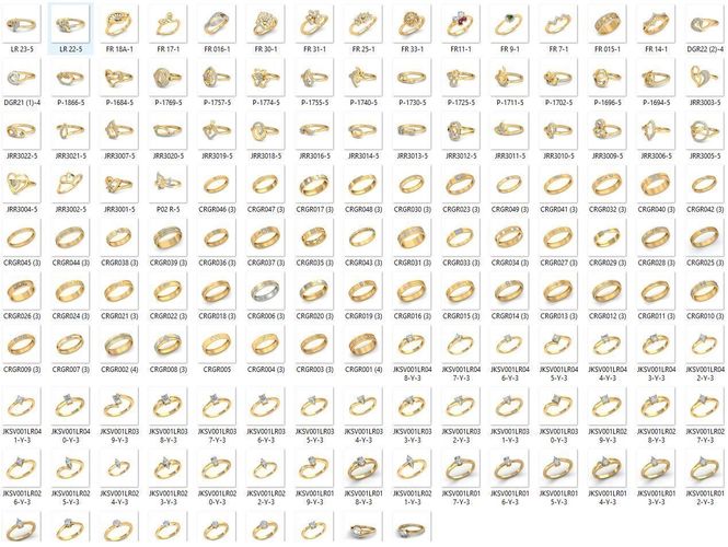 BULK-3DM-With Gems-RING 148 Files 3D print model