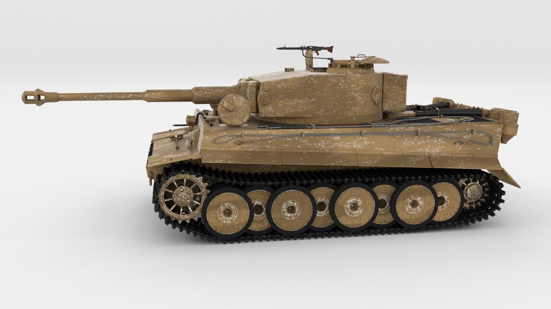 Eastern Front Armor Pack with Interior and Engine Bay v2 3D model_82