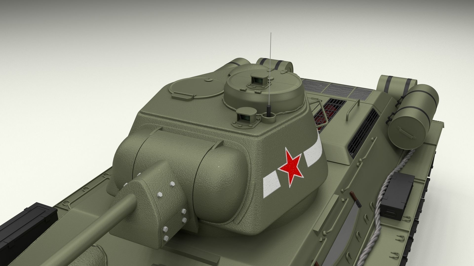Eastern Front Armor Pack with Interior and Engine Bay v2 3D model_89