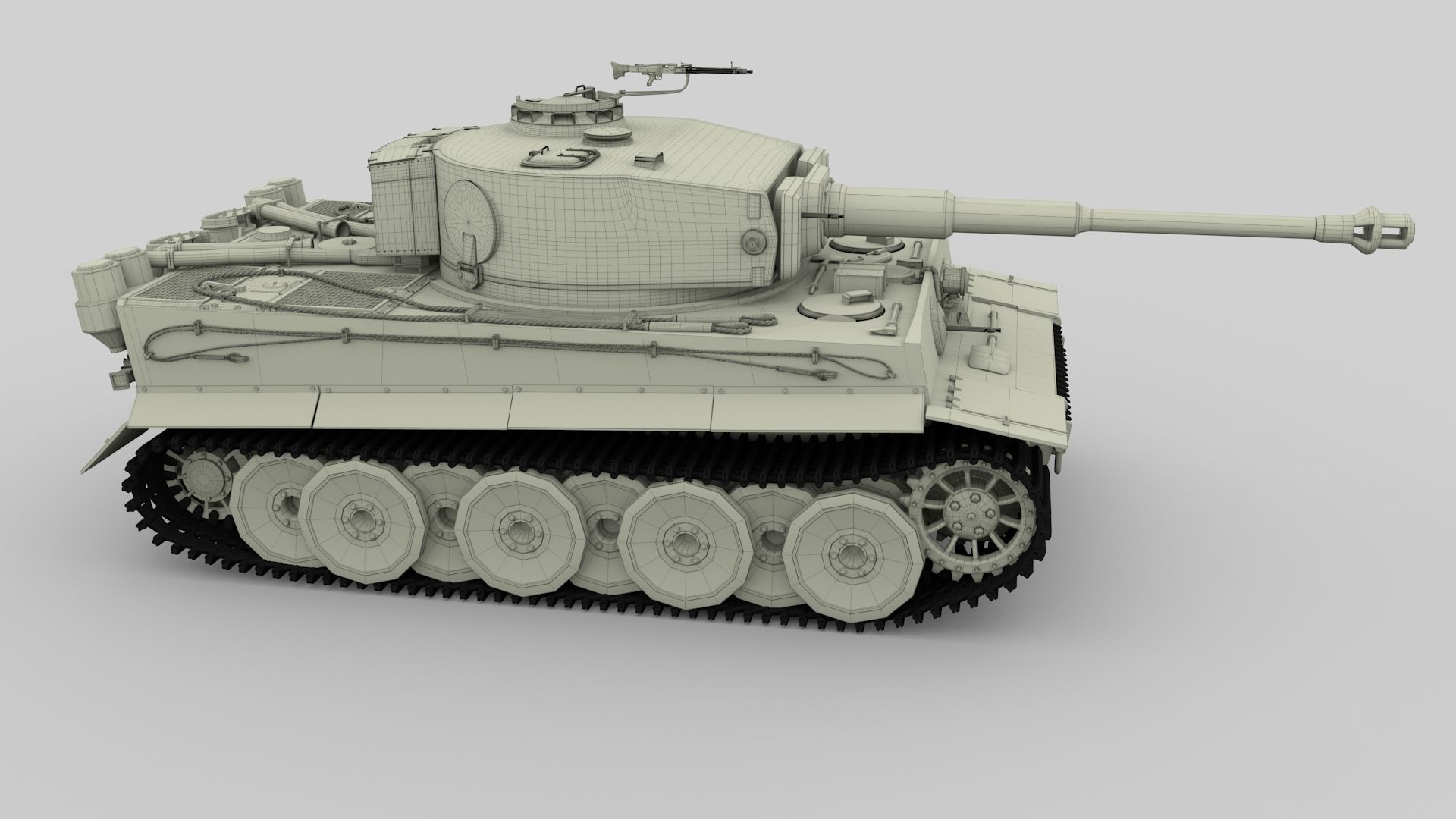 Eastern Front Armor Pack with Interior and Engine Bay v2 3D model_48