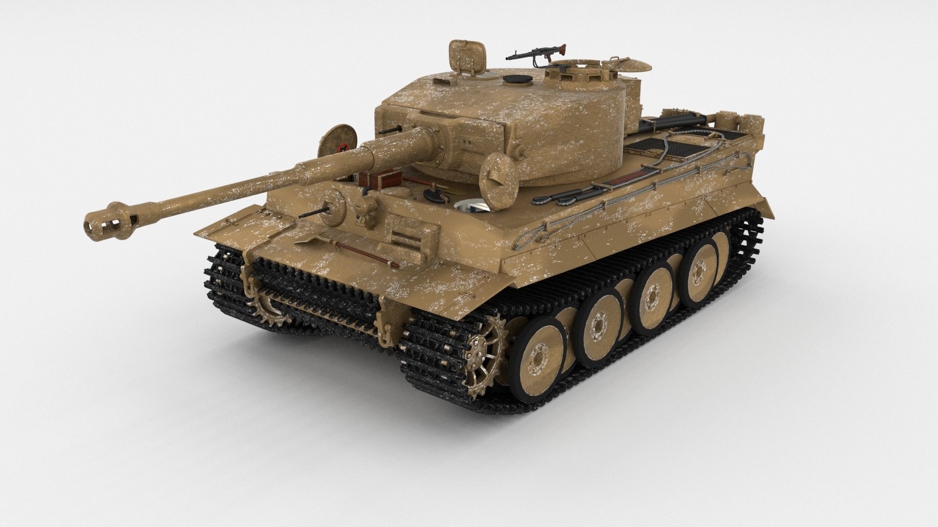 Eastern Front Armor Pack with Interior and Engine Bay v2 3D model_105