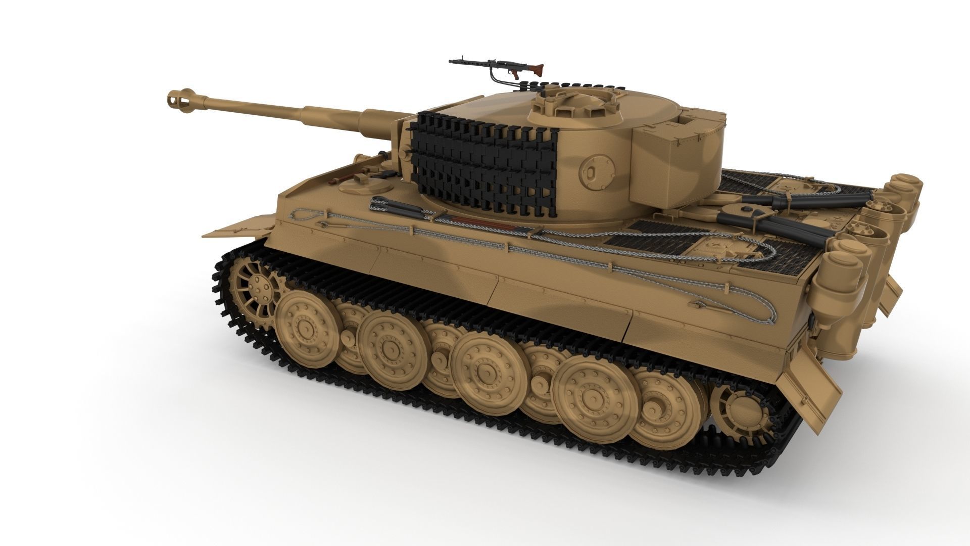 Eastern Front Armor Pack with Interior and Engine Bay v2 3D model_11