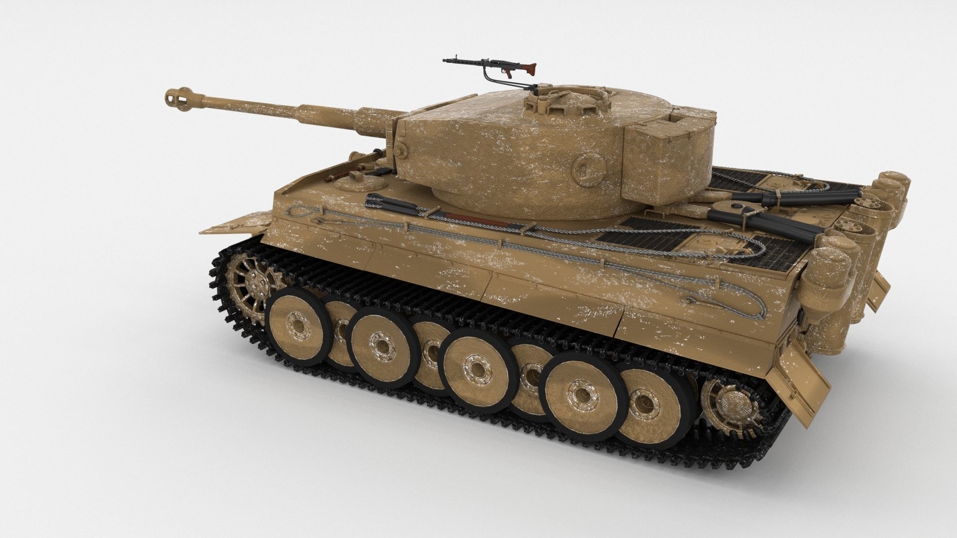 Eastern Front Armor Pack with Interior and Engine Bay v2 3D model_14