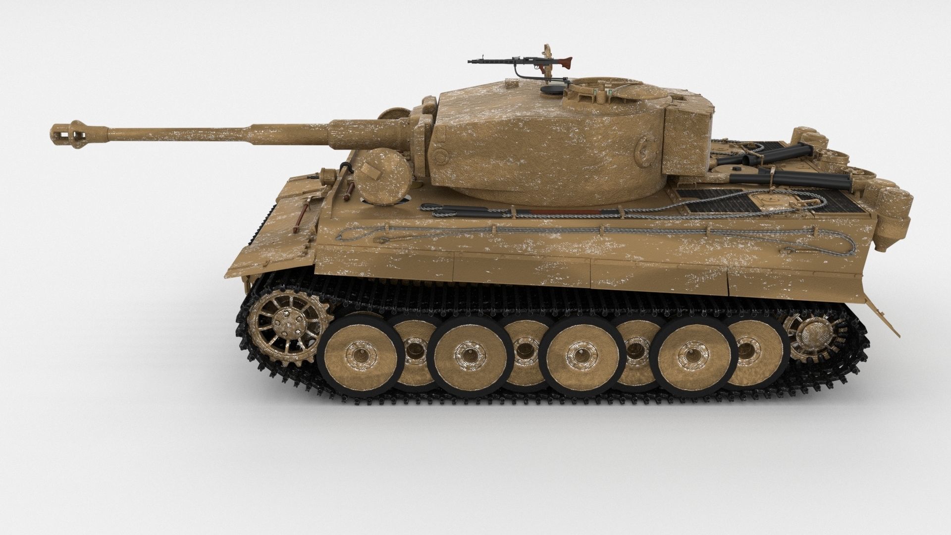 Eastern Front Armor Pack with Interior and Engine Bay v2 3D model_106