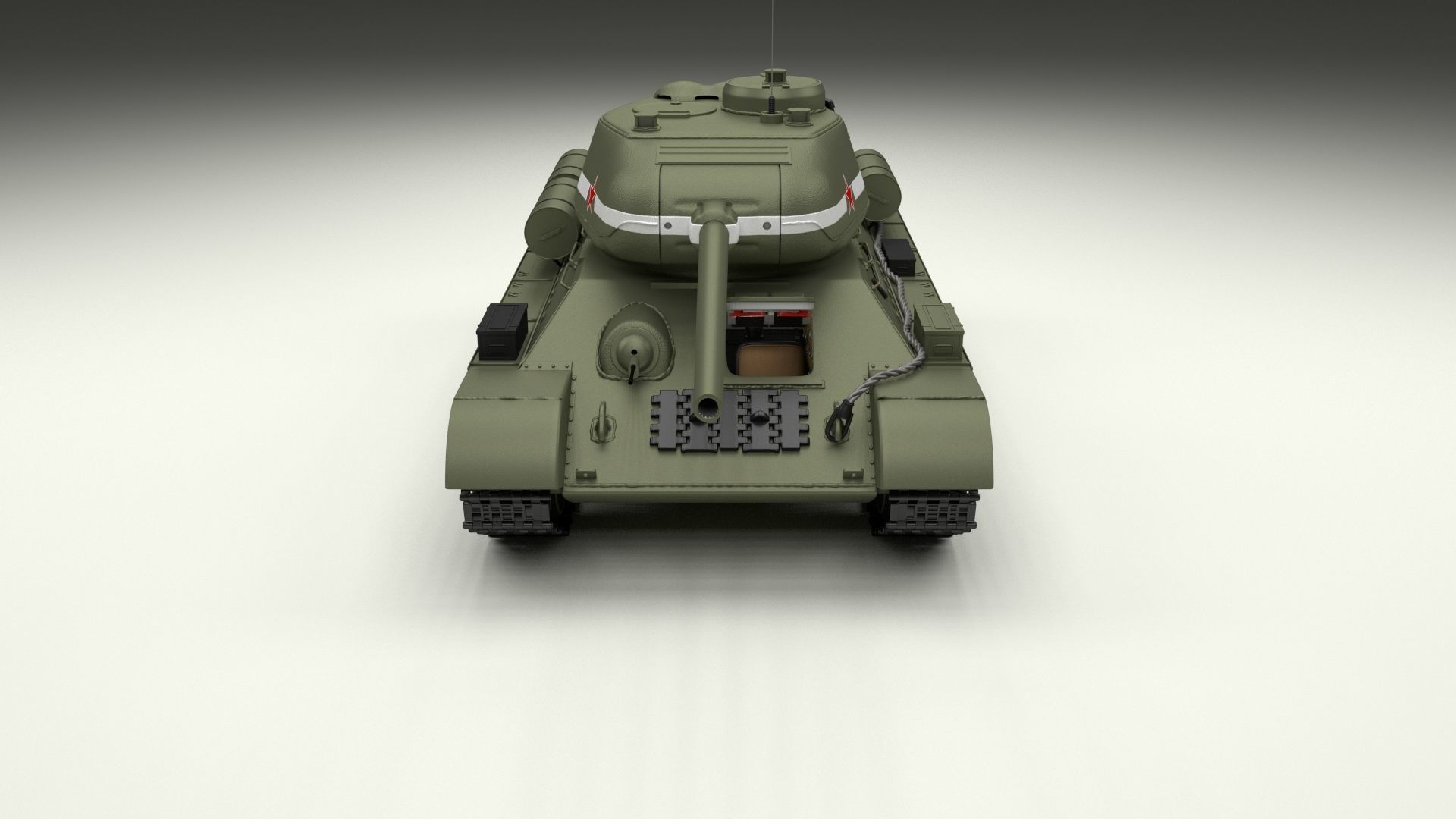 Eastern Front Armor Pack with Interior and Engine Bay v2 3D model_74