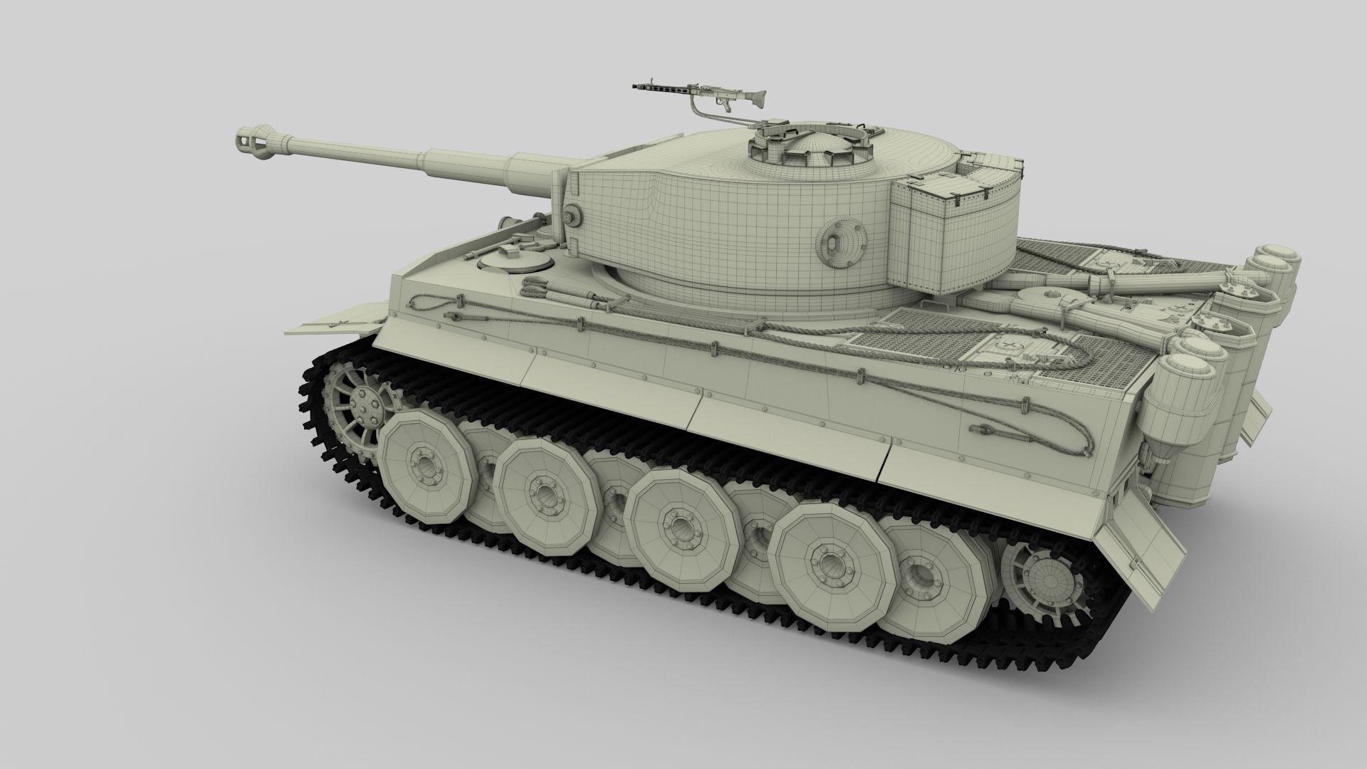 Eastern Front Armor Pack with Interior and Engine Bay v2 3D model_43
