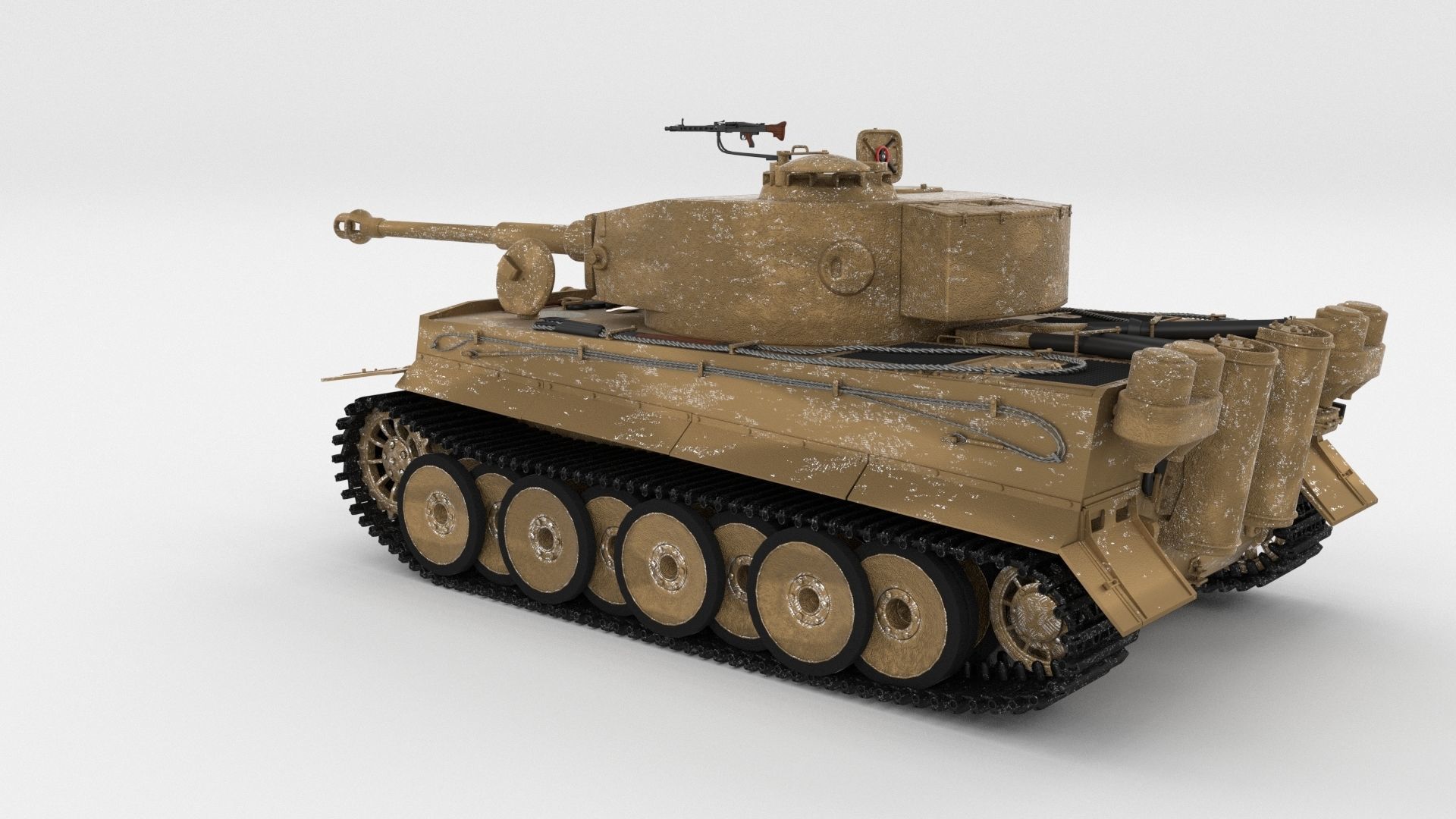 Eastern Front Armor Pack with Interior and Engine Bay v2 3D model_84