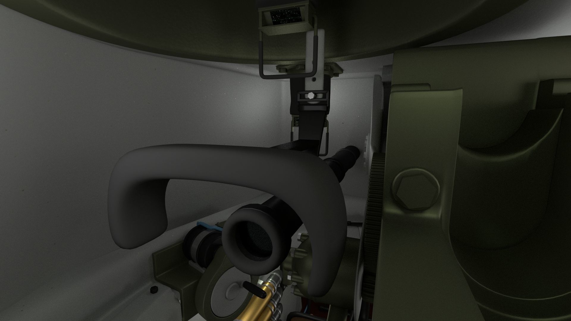 Eastern Front Armor Pack with Interior and Engine Bay v2 3D model_96