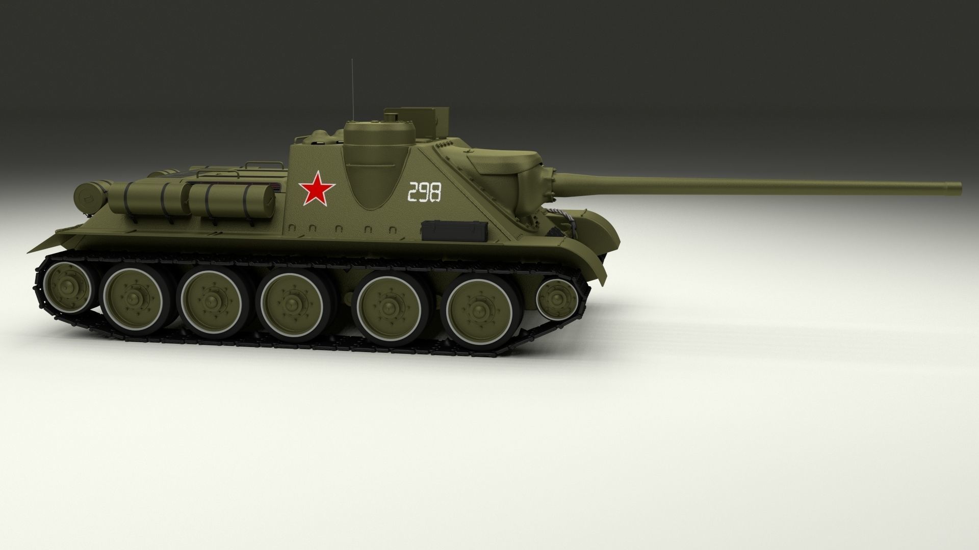 Eastern Front Armor Pack with Interior and Engine Bay v2 3D model_58