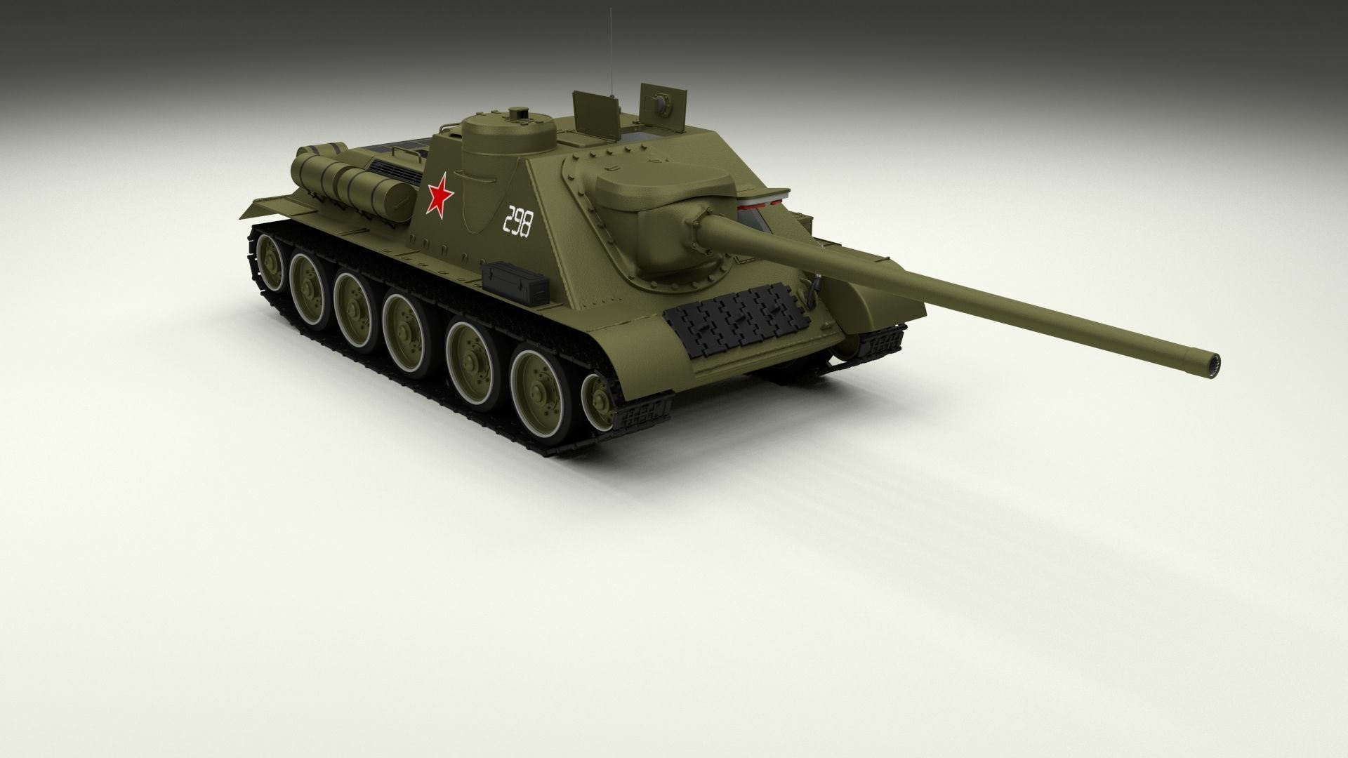 Eastern Front Armor Pack with Interior and Engine Bay v2 3D model_52