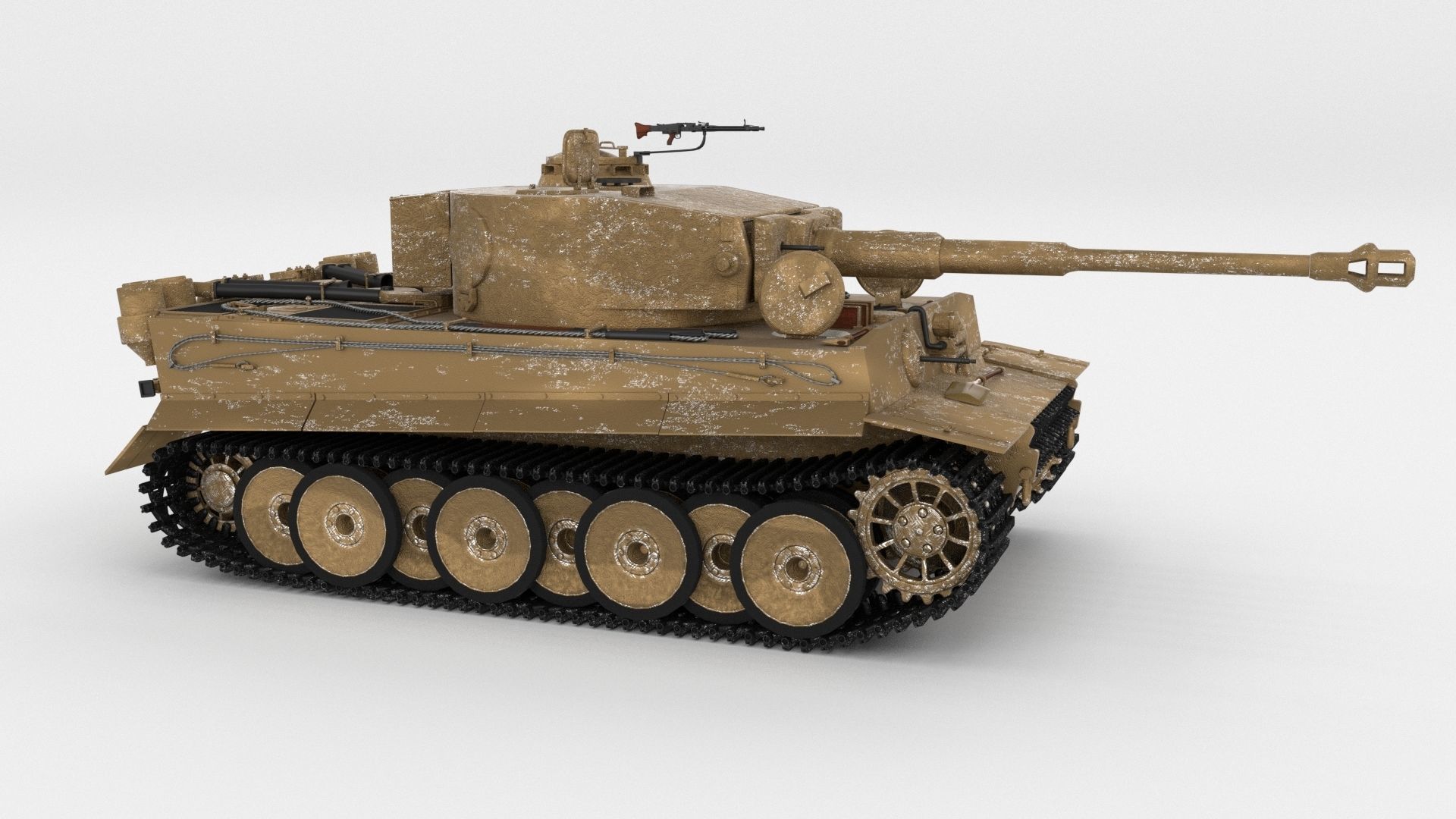 Eastern Front Armor Pack with Interior and Engine Bay v2 3D model_95