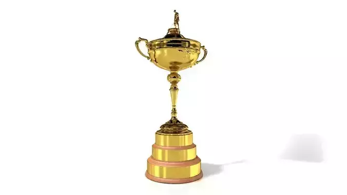 Trophy of the Ryder Cup Golf Cup 3D model