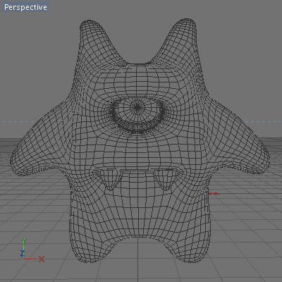 Character-Gremlin starfish 3D model_1