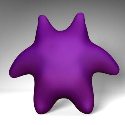 Character-Gremlin starfish 3D model_2