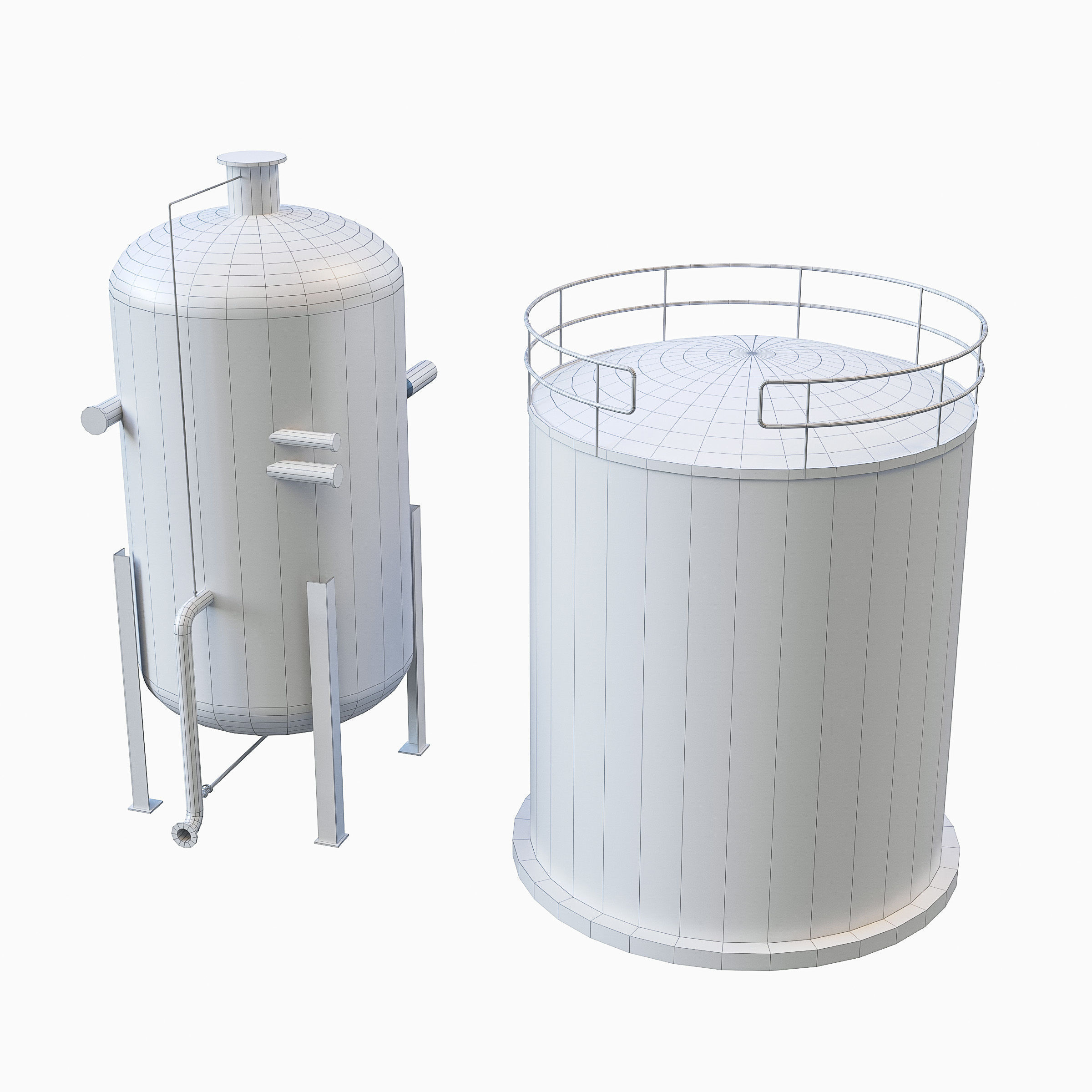 Industrial Manufacture Collection Low-poly 3D model_9