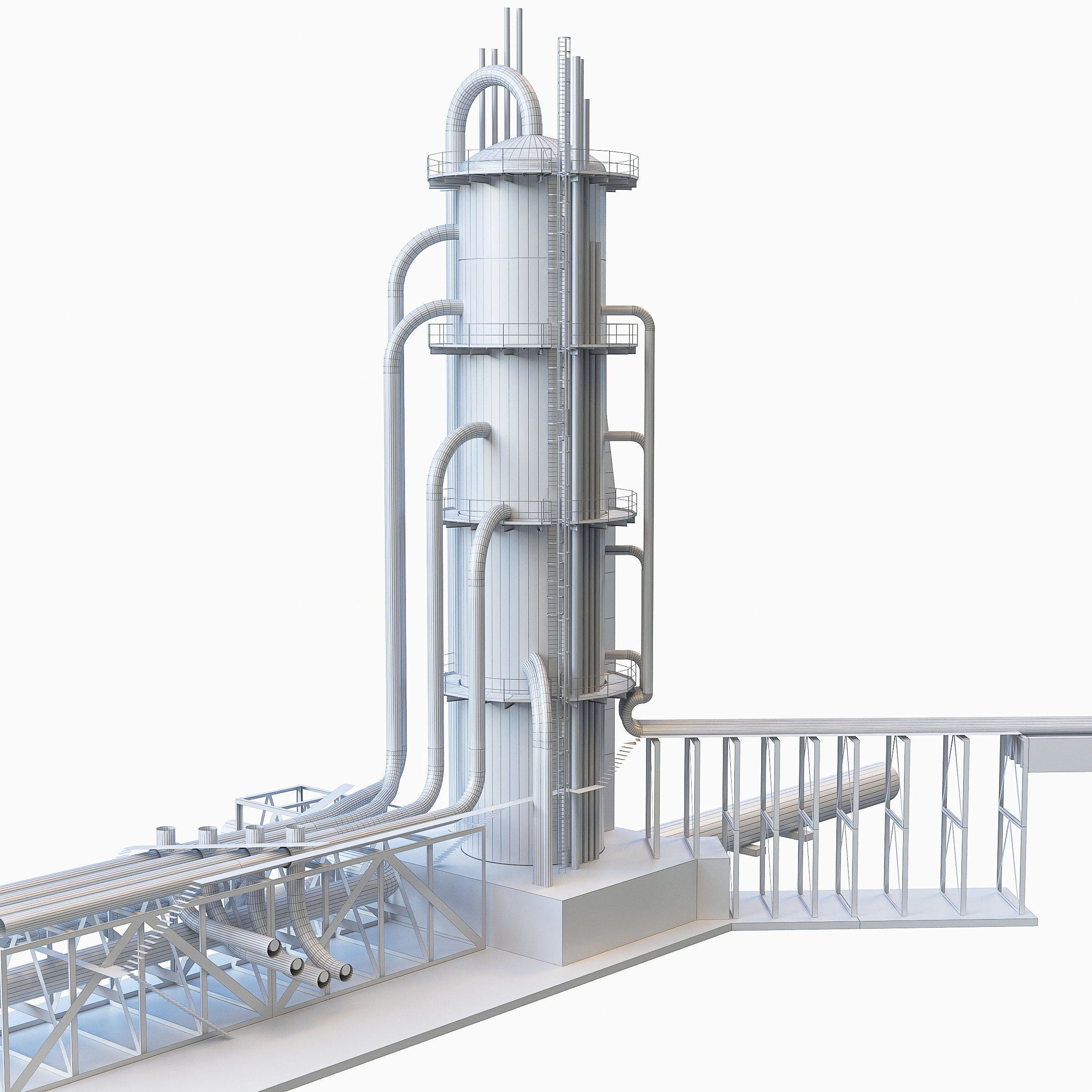 Industrial Manufacture Collection Low-poly 3D model_6