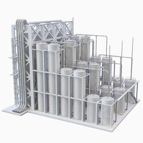 Industrial Manufacture Collection Low-poly 3D model 6