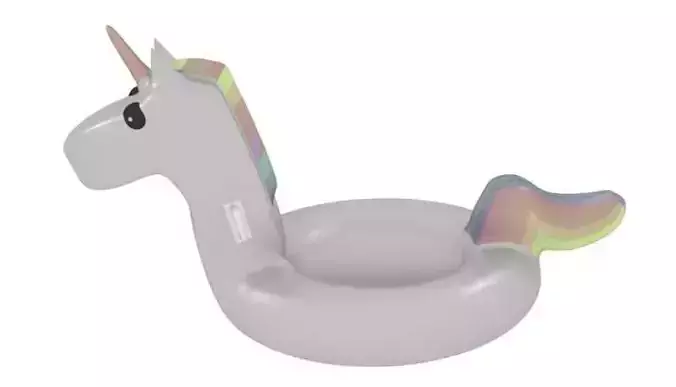 Unicorn to swimming pool