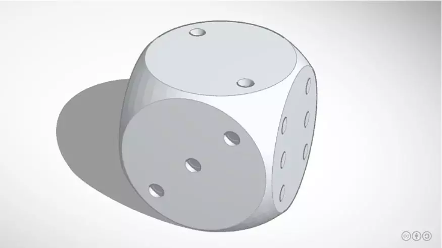 20mm Dice Free 3D print model_0