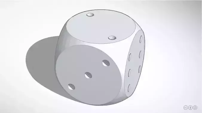 20mm Dice Free 3D print model
