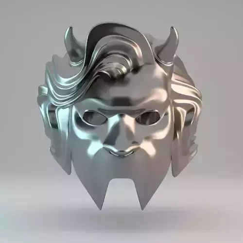 Ghost Nameless Ghoul Female Mask 3D print model