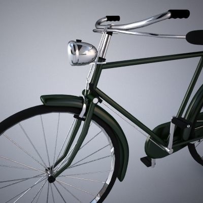 China Phoenix Bicycle Low-poly 3D model_5