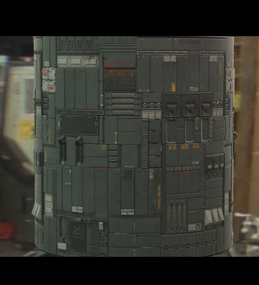 Scifi Wall Panel Texture Set E Texture_5