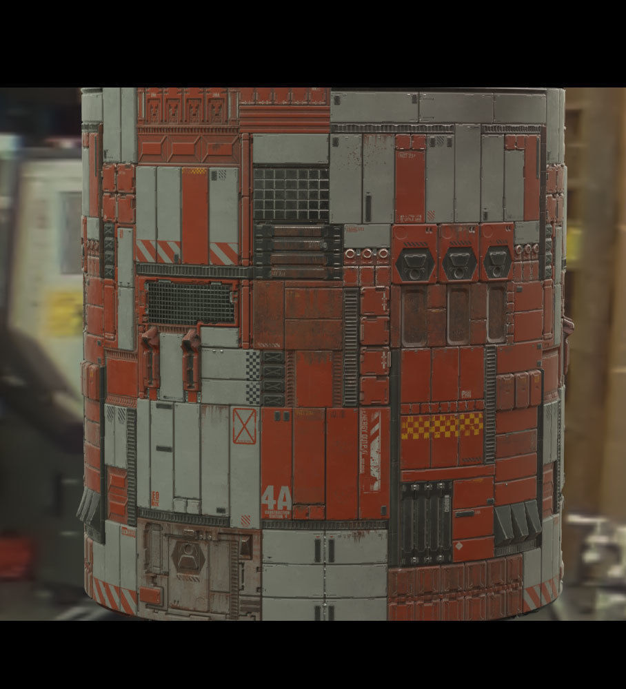 Scifi Wall Panel Texture Set E Texture_4