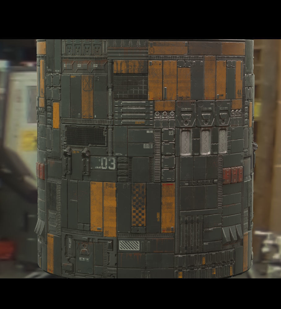 Scifi Wall Panel Texture Set E Texture_3