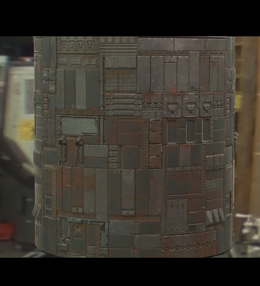 Scifi Wall Panel Texture Set E Texture_6