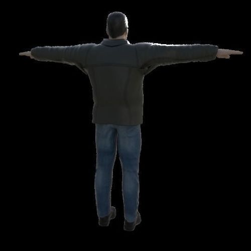 Male 3D Character Low-poly 3D model