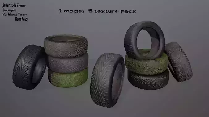 Tire 3 tyres texture pack