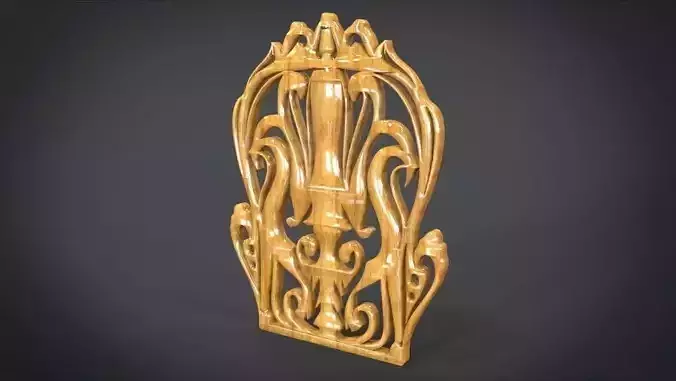 Simple Mandala Frame Ornament