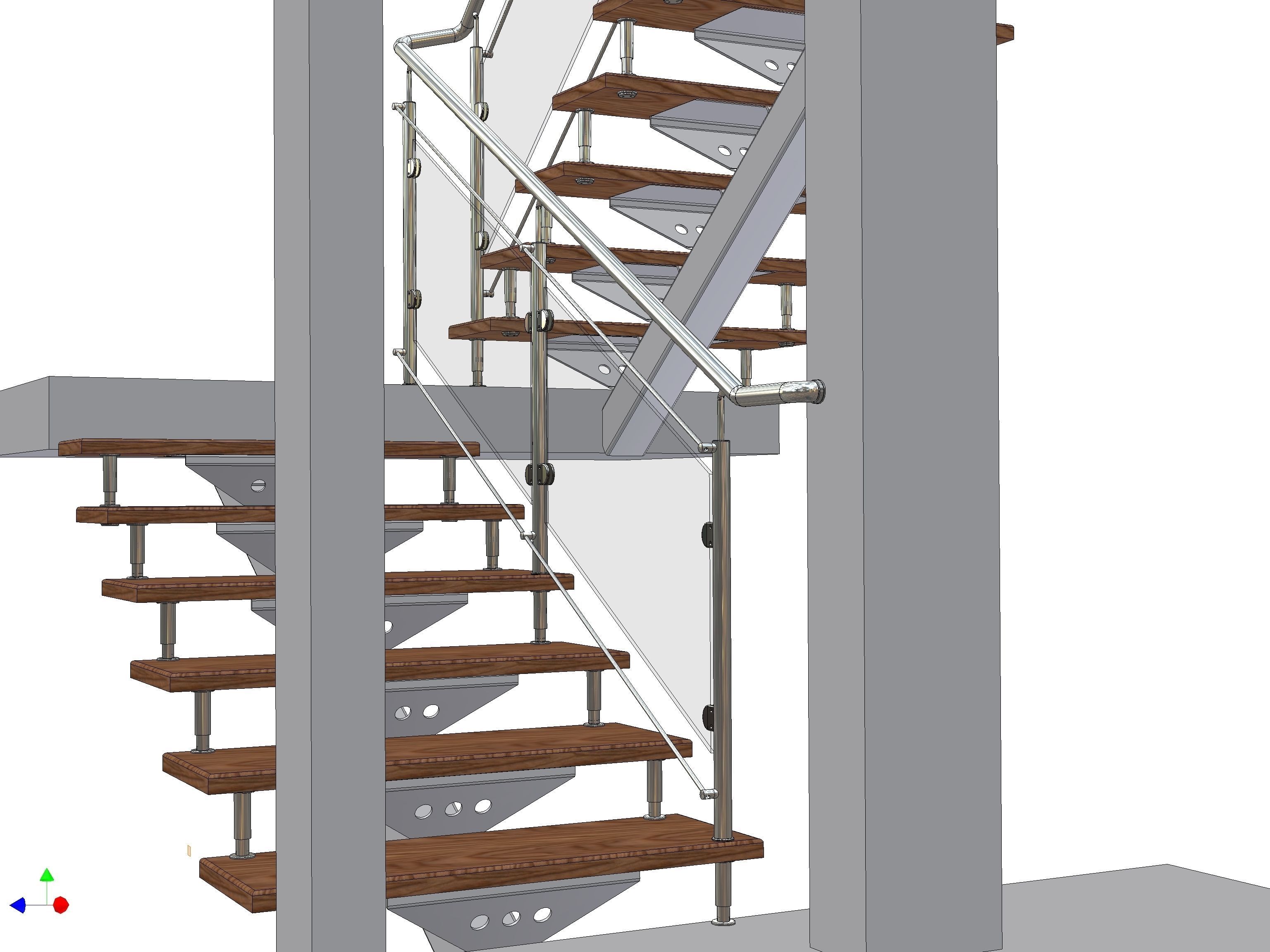Stairs Free 3D model_8