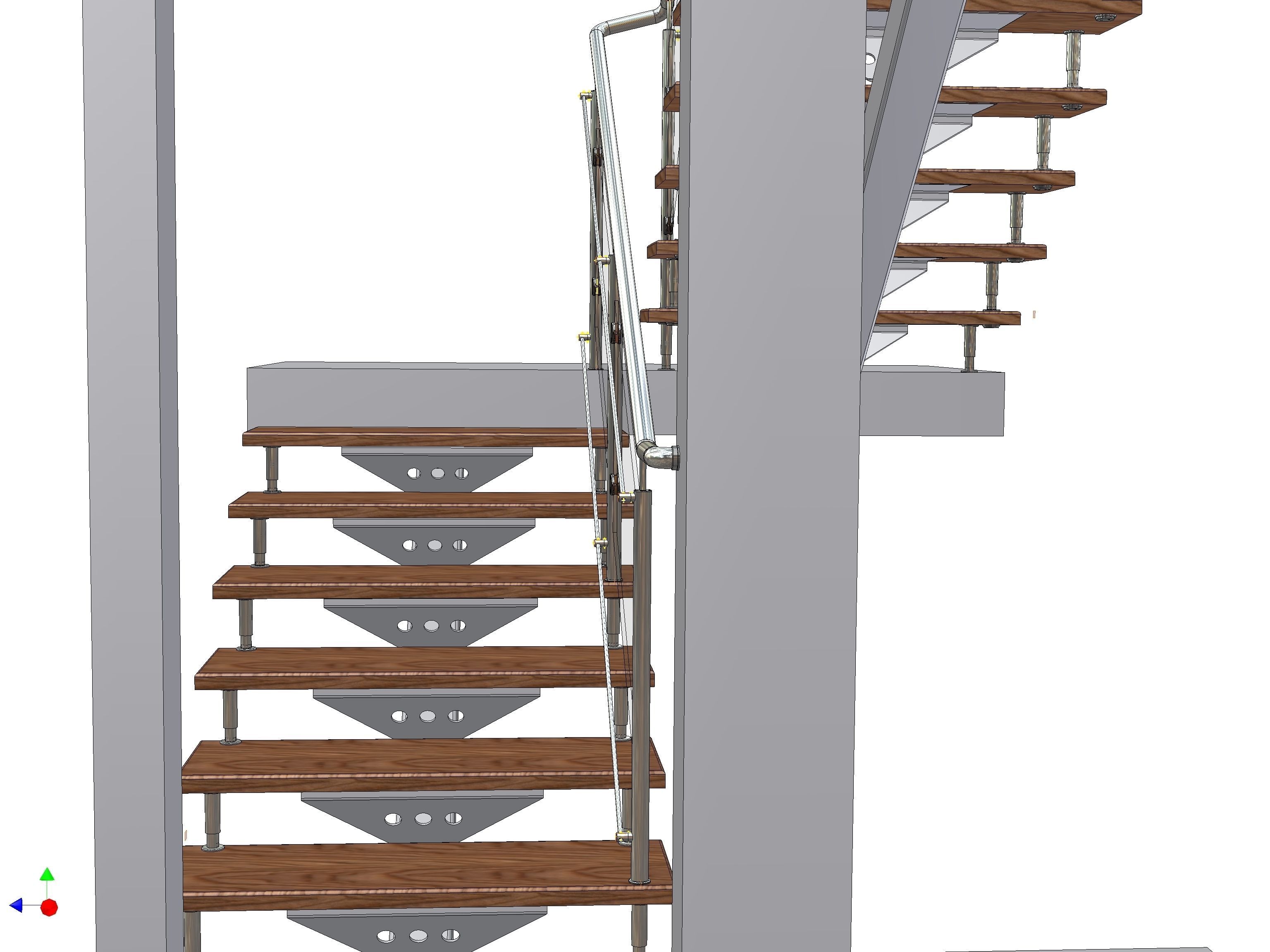 Stairs Free 3D model_4