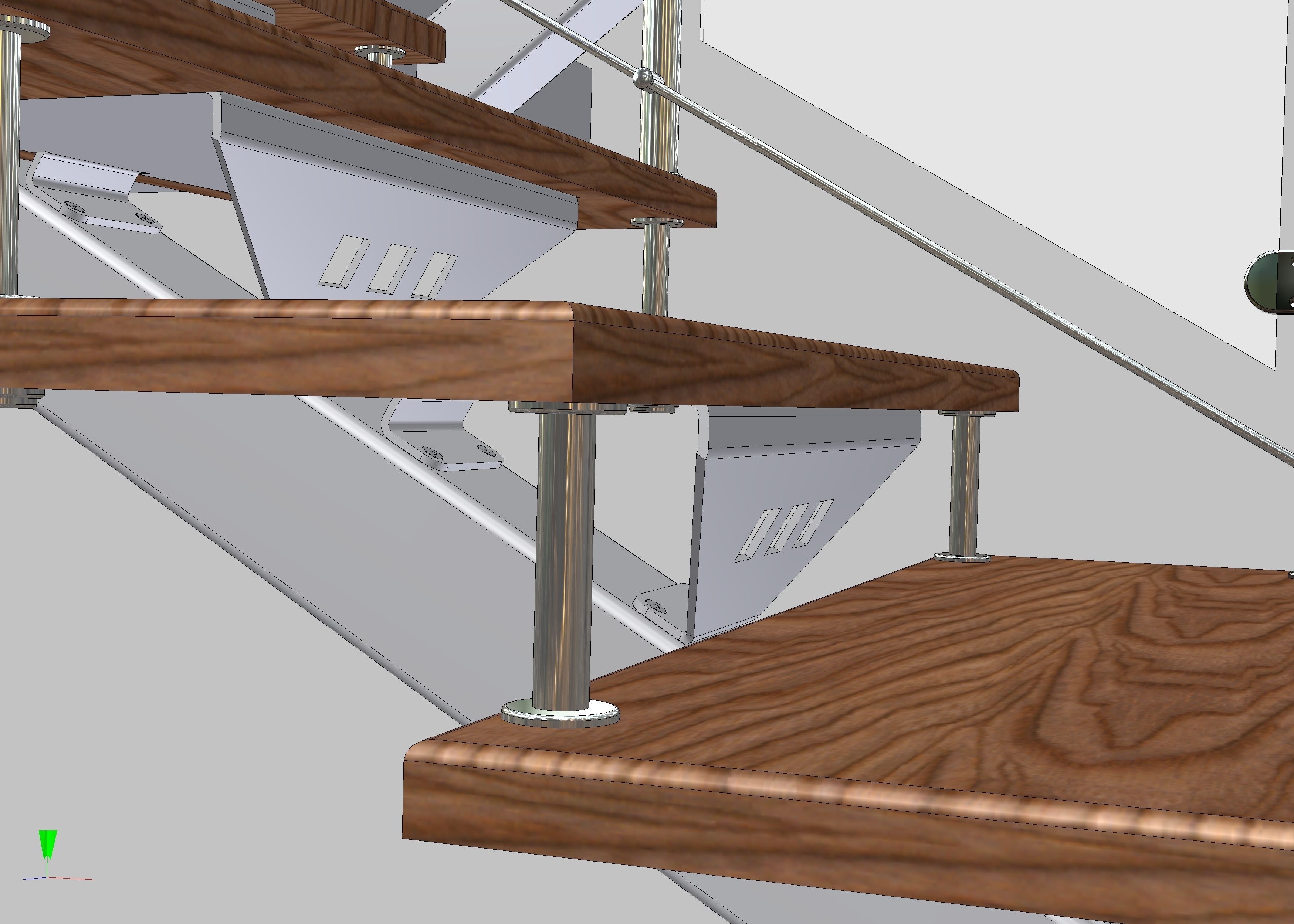 Stairs Free 3D model_2