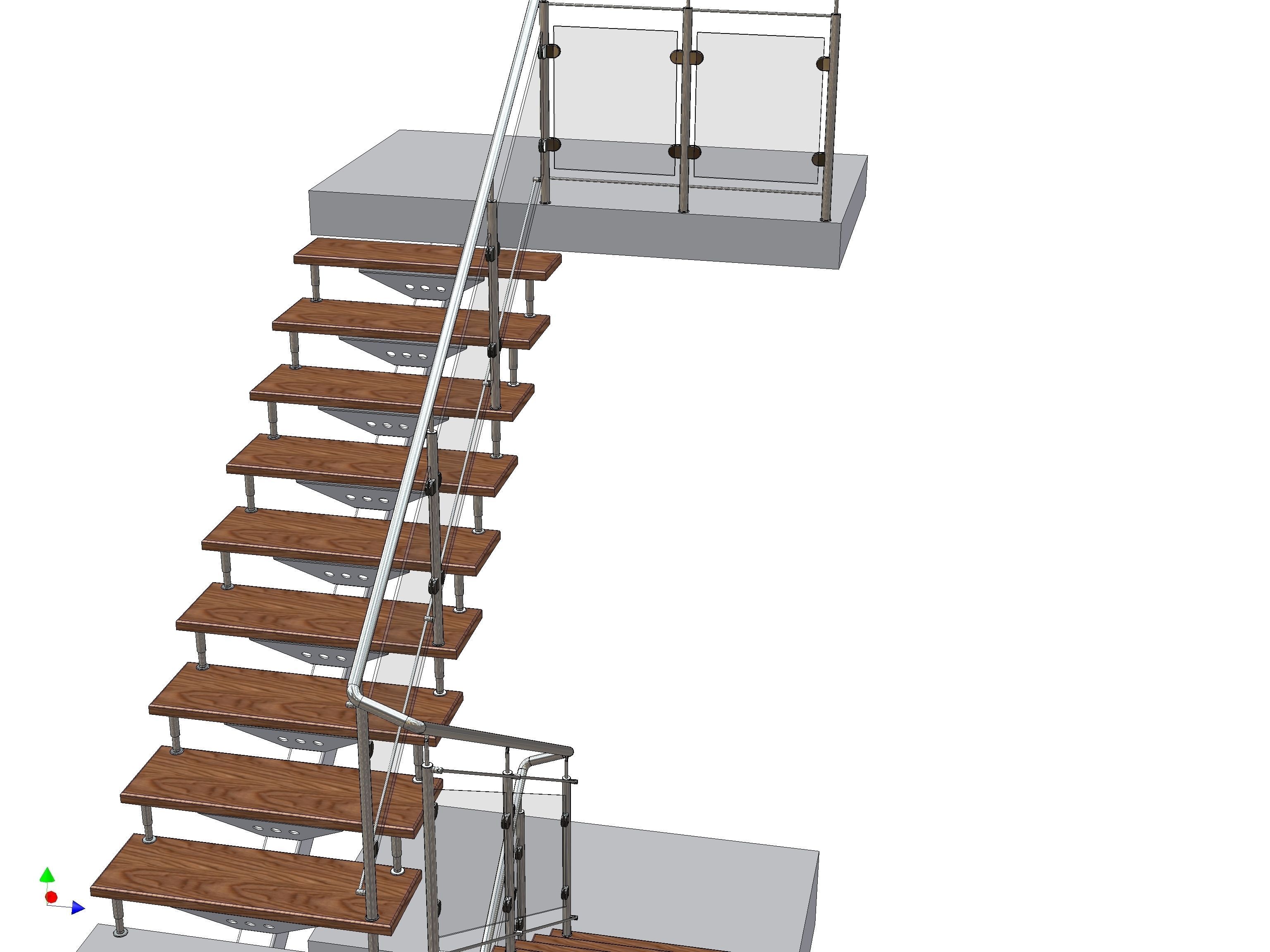 Stairs Free 3D model_7