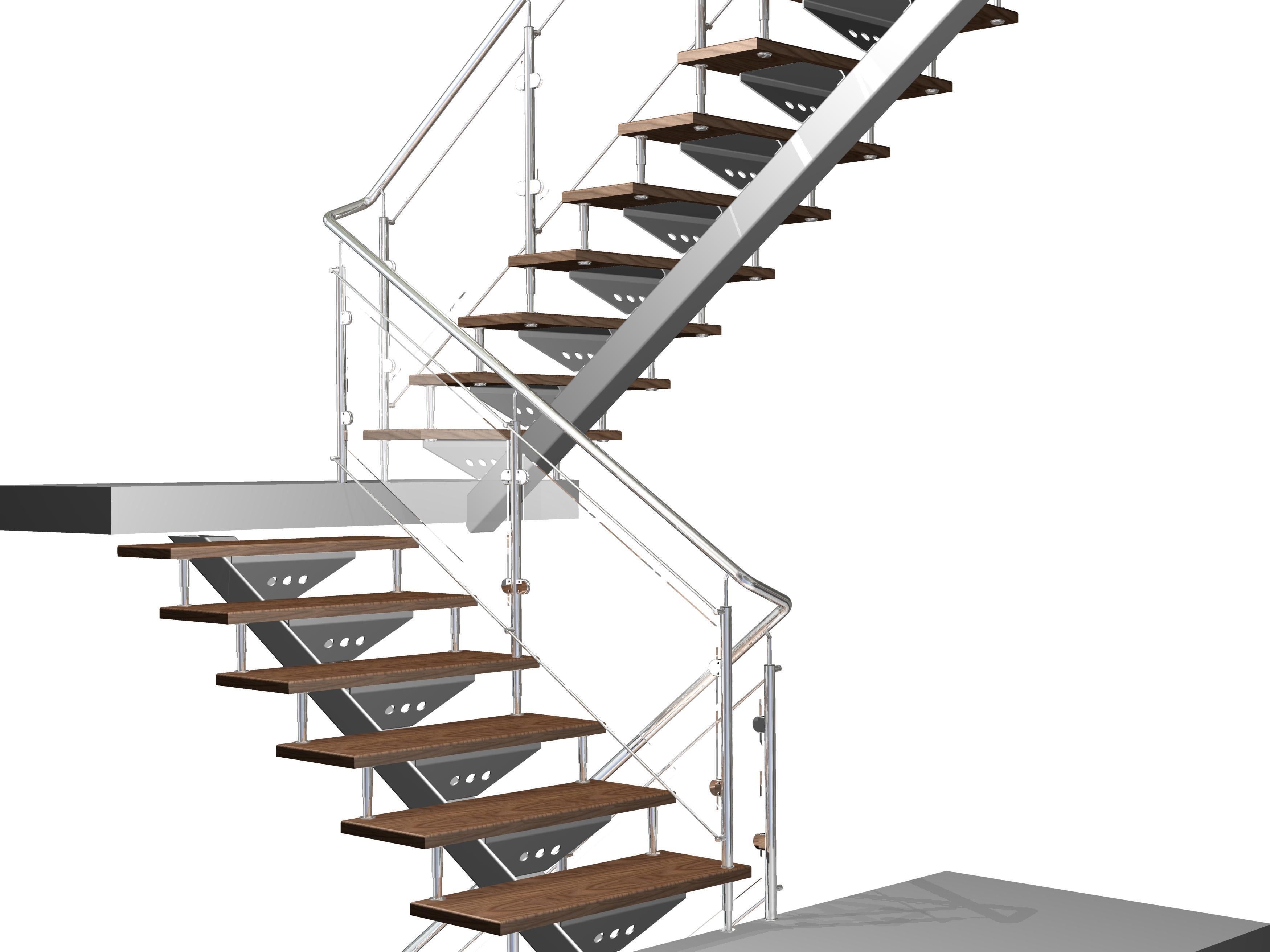 Stairs Free 3D model_0