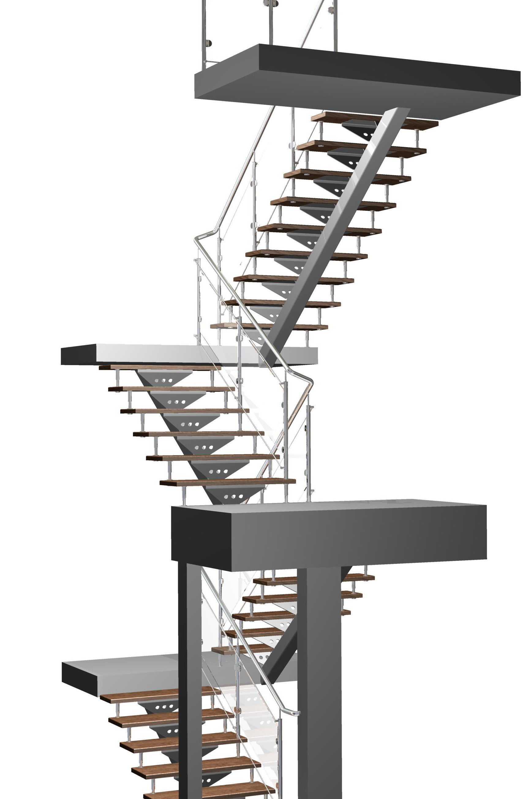 Stairs Free 3D model_6