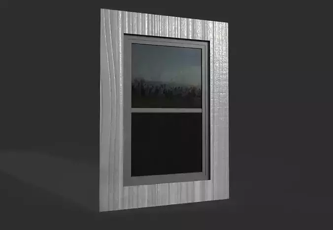 white wooden window