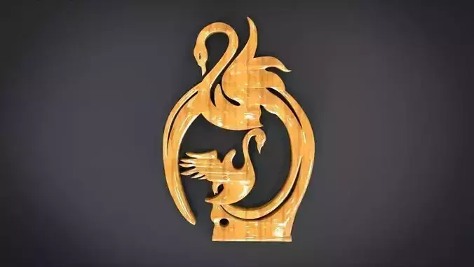 Swan Frame Ornament Furniture