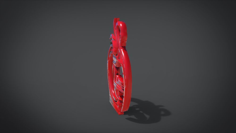 Swan Frame Ornament Furniture 3D print model_20