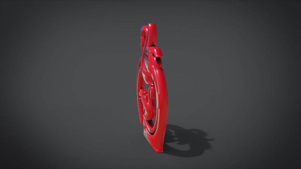 Swan Frame Ornament Furniture 3D print model_16