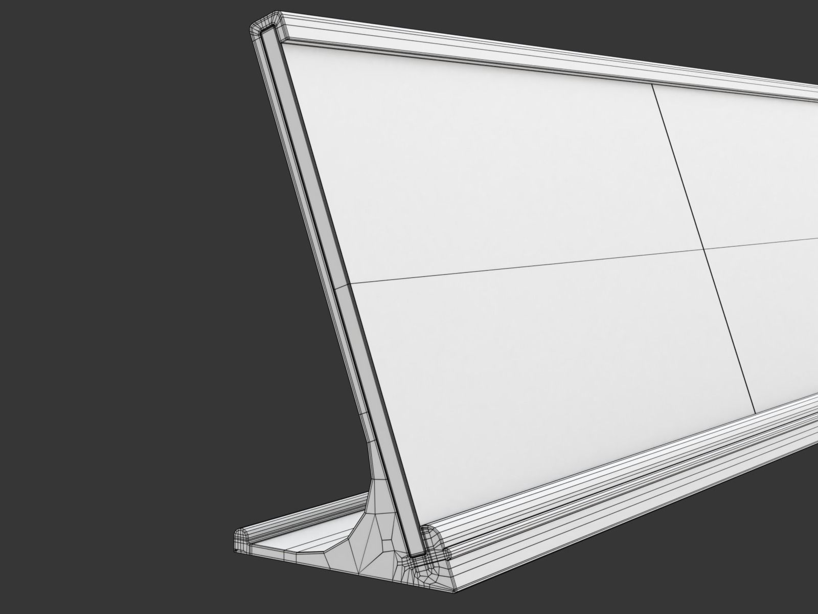 Reception  Bell with Sign 3D model_19