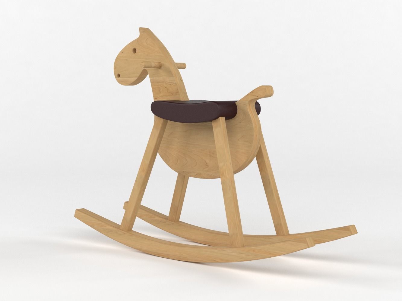 Toy Rocking Horse 3D model_6