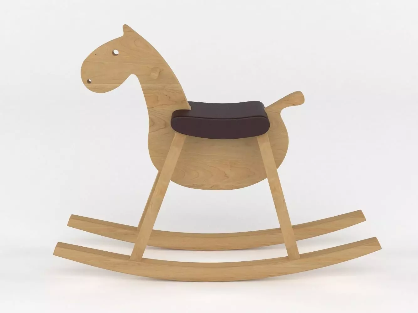 Toy Rocking Horse 3D model_0