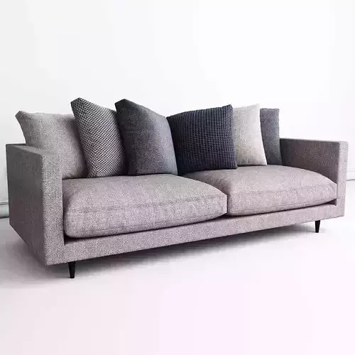 Sofa collection with pillows