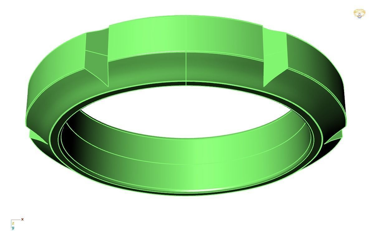 Wedding Band -5 3D print model_5