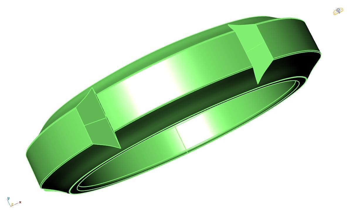 Wedding Band -5 3D print model_6
